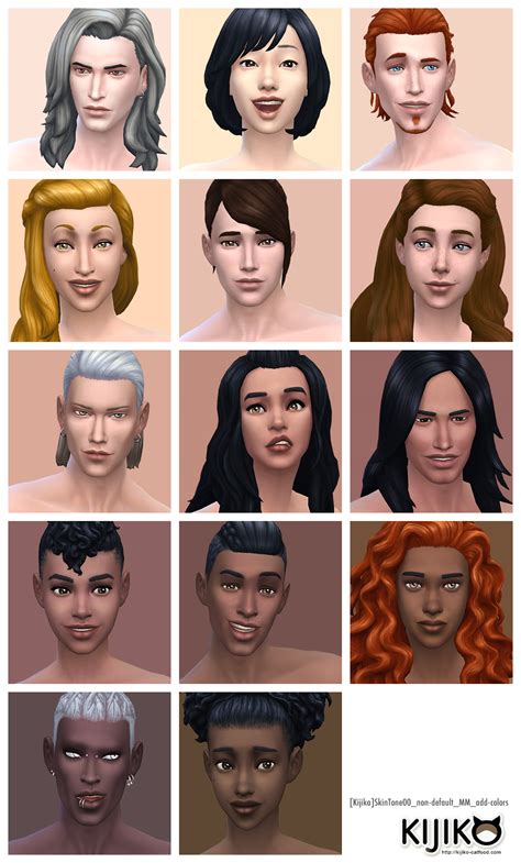 Geschickt Kalligraphie Geschmack Sims 4 Cc Skin Tones Weiß Decke Draht