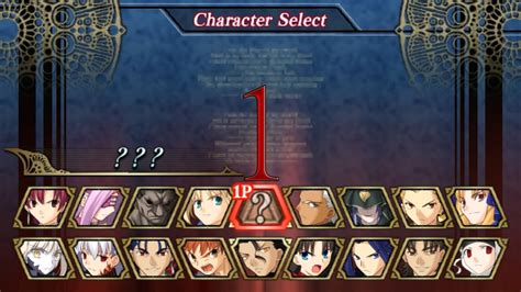 Fateunlimited Codes All Character Intros Encounters Endings Pt12