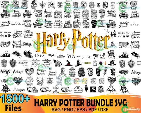1500+ Harry Potter Bundle Svg - free svg files for cricut