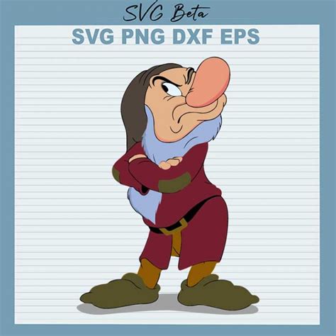 Disney Grumpy SVG Grumpy Snow White Movies SVG Disney Snow White SVG