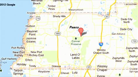 Pasco County Map