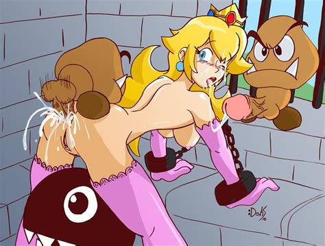 Dahs Chain Chomp Goomba Princess Peach Mario Series Nintendo Super Mario Bros 1girl