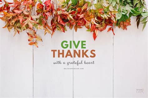 Give Thanks With A Grateful Heart Give Thanks With A Grateful Heart