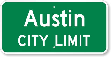 Custom Austin City Limit Sign Fairly Priced Sku K2 3032
