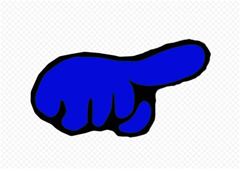 Hd Blue Among Us Character Finger Hand Pointing Right Png Citypng