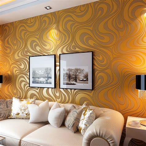 Buy Enko Modern Luxury Abstract Curve 3d Wallpaper Roll Mural Paper