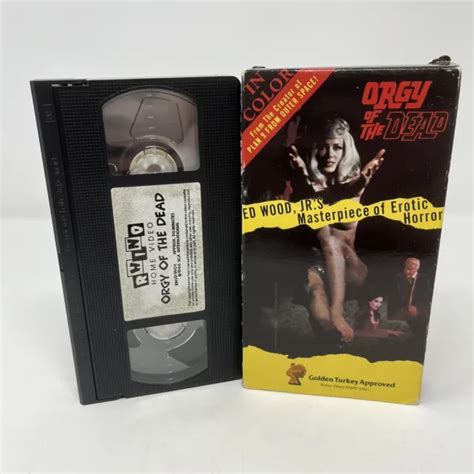 Vintage Orgy Of The Dead Cult Classic On Vhs Ed Wood Jr Rhino Video 19