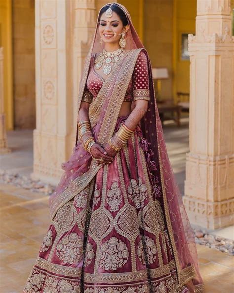 30 Different Shades Of Pink Wedding Lehengas We Loved Indian Bridal Outfits Latest Bridal