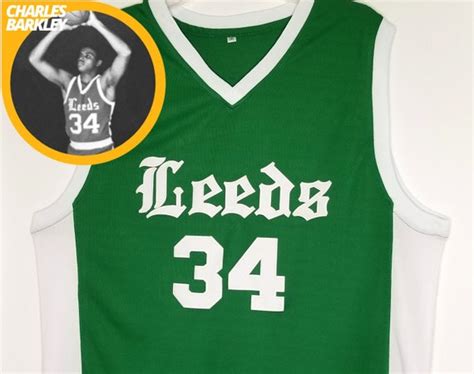 Sports Charles Barkley Leeds High School Basketball Jersey Sewn New Any