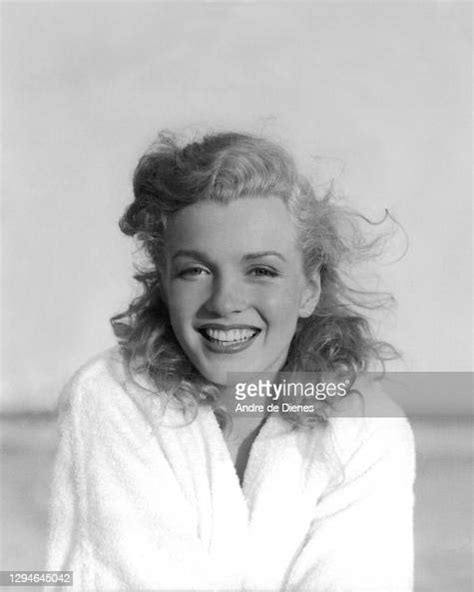 Portrait Of American Actress And Model Marilyn Monroe In A