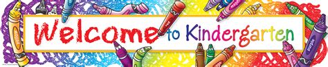 Welcome To Kindergarten Banner Tcr4570 Teacher Created Resources