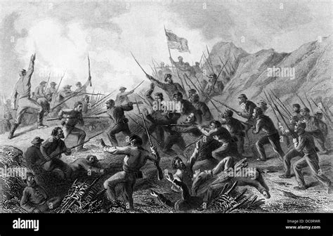 1800s 1860s American Civil War June 1863 Fight In The Crater During