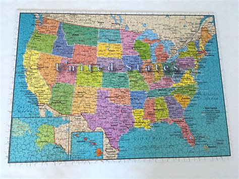 Usa Map Puzzle Map Puzzle Highway Map Interstate Highway Map Images