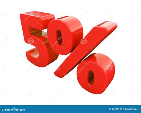 5 Red Percent Sign Isolated Stock Illustration Illustration Of Symbol