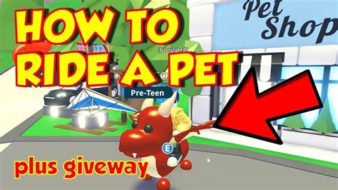 By ~free pet adopt me! How to ride a pet for FREE! *Glitch* (Adopt Me!)(New ...