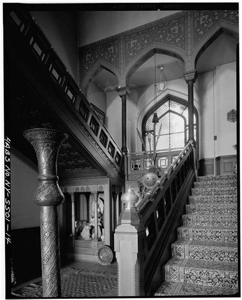 Olana Main Staircase From Court Hall To Second Floor Looking North