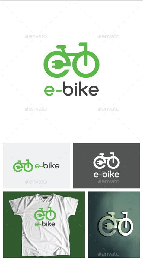 electric bike logo  denzla graphicriver