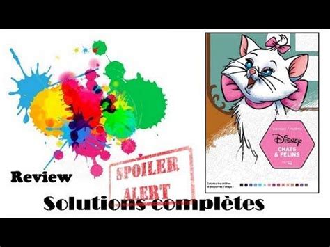Chats et Félins  Solutions coloriages mystères  Coloriage, Coloriage