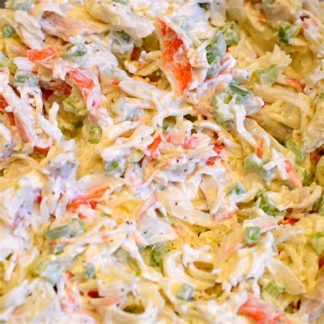 Imitation crab meat, dill pickles, celery salt, onion, pasta and 2 more. Imitation crab salad | Recipe | Vegetables, Sea vegetables ...