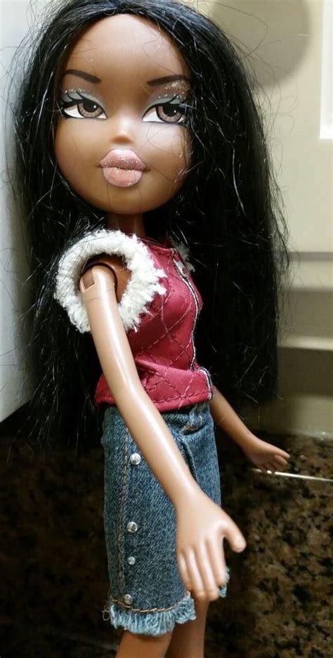 Bratz Girlz Doll 2001 Mga Sasha Black Hair African American Vguc
