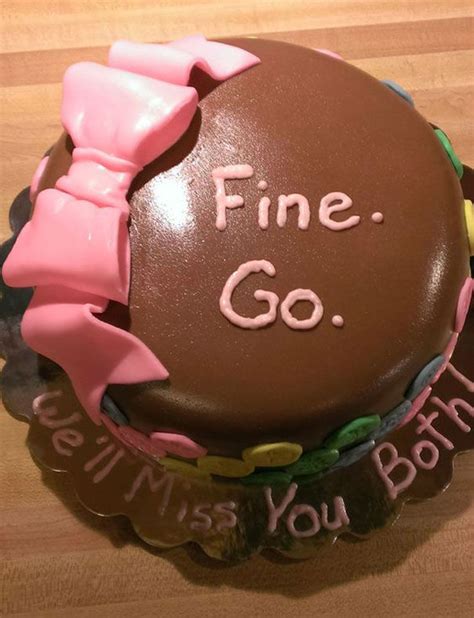 They come in various designs to fit any aesthetic, from minimalist to modern to floral, and more. Hilarious Goodbye Cakes for Employees on Their Last Day at ...