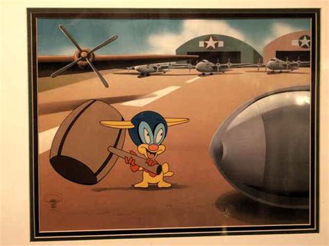 Original Us Wwii B 17 560th Bomb Squadron Little Boy Blue With Bugs