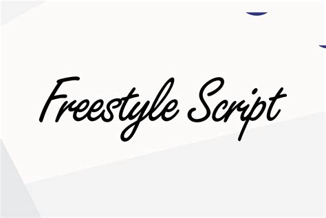 Freestyle Script Font Fonts Hut