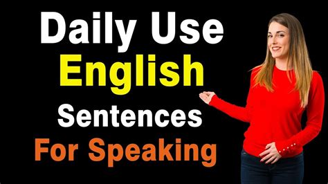 English Speaking Practice Daily Use English Sentences For Speaking