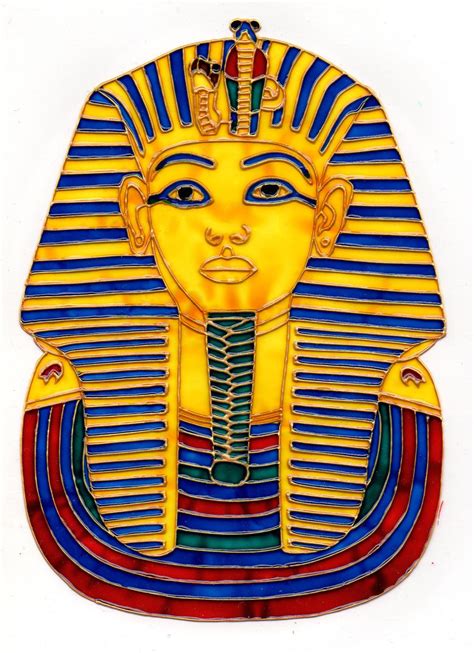 Tutankhamun Mask Drawing Free Download On Clipartmag