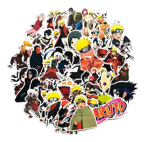 63 Pzs Lote Pegatinas Sasuke Naruto Shippuden Anime Sticke F Mercadolibre