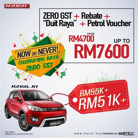 The gst will be fully scrapped after the government repeals the goods and services tax act 2014 in parliament soon. Go Auto Sales Opens New Haval Dealership In Skudai ...