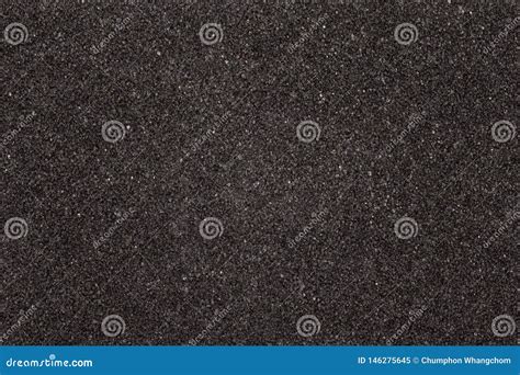 Black Foam Texture Board Soft Rubber Material Background Stock Image