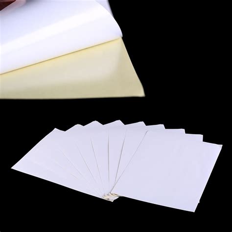 100sheets A4 Blank White Waterproof Self Adhesive Writing Surface