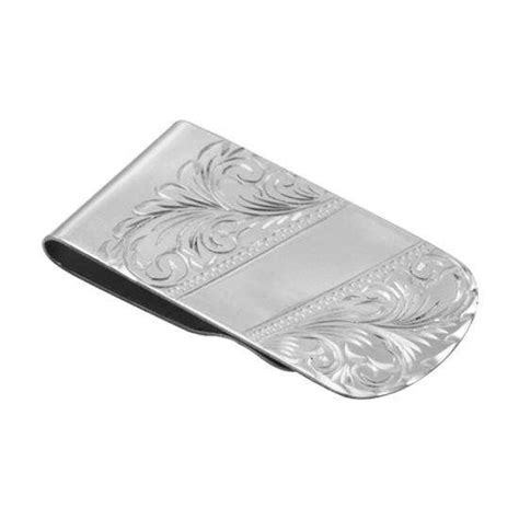 Maybe you would like to learn more about one of these? Sterling Silver Broad Engraved Money Clip | SayersLondon.com