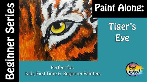 How To Paint A Tiger Eye🎨🐯easy Step By Step Great Fun For Any Age
