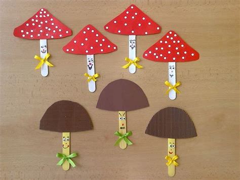 Mushroom Craft Idea For Kids Crafts And Worksheets For Preschool