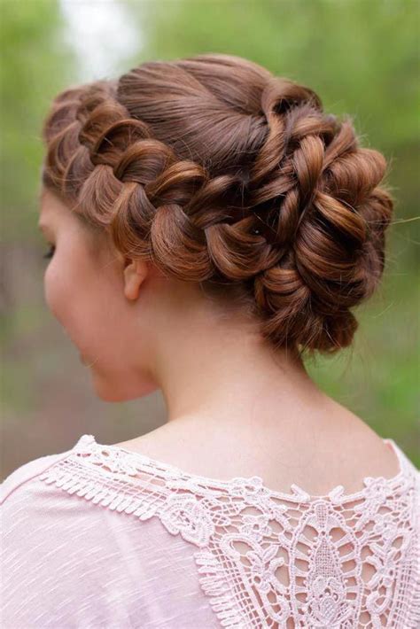 Promhairstyleupdos Braided Prom Hair Short Hair Updo Homecoming