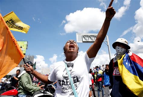 We Re Hungry Thousands Protest In Venezuela S Toma De Caracas