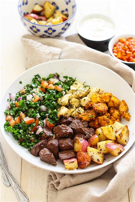 Braises are forgiving, they require zero oversight, they can be made ahead of time (even the day before, warmed up on the stovetop). These Mediterranean Mixed Grill Bowls are the perfect make-ahead meal for easy entertaining ...