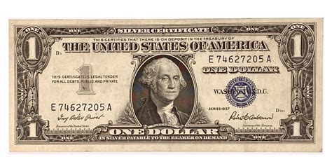 ᐉ Банкнота 1 доллар США 1957 г
