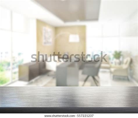 Table Top Blur Office Background Stock Photo Edit Now 557221237