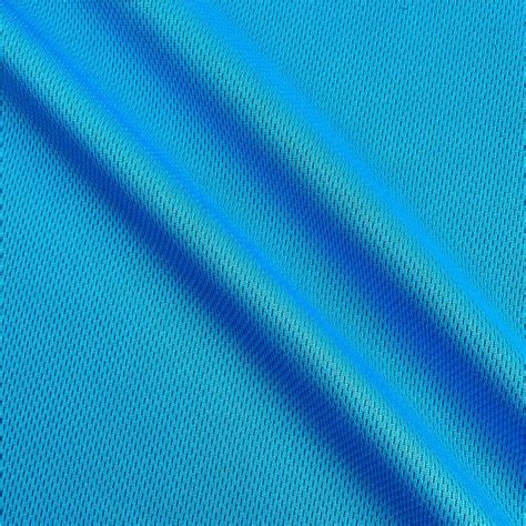 Athletic Mesh Knit Turquoise Discount Designer Fabric
