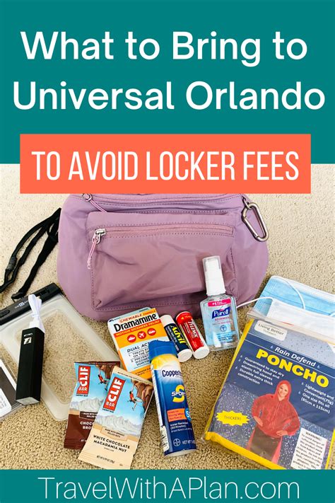 What To Bring To Universal Studios Day Bag Tips Travel With A Plan