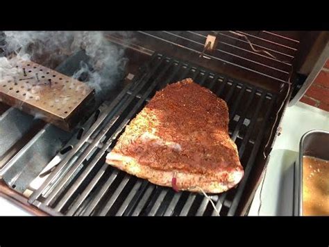 Not everyone has a smoker but everyone wants brisket. Smoked Brisket on Weber Genesis II E-310 Propane Gas Grill ...