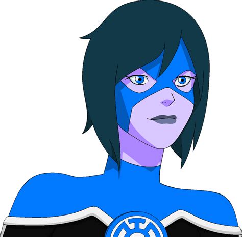 Dcyoung Justice Oc Blue Lantern Sister Trinn By Frozenstrike On