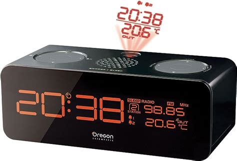 Oregon Scientific Rrm320 Fm Projection Clock With Outdoor Temperature