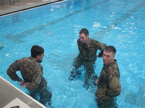Ewu Army Rotc Fighting Eagles Cadets Conduct Combat Water Survival