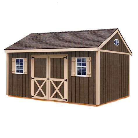 Best Barns Brookfield 1612 Pre Built Wooden 12 Ft X 16 Ft Ranch Shed