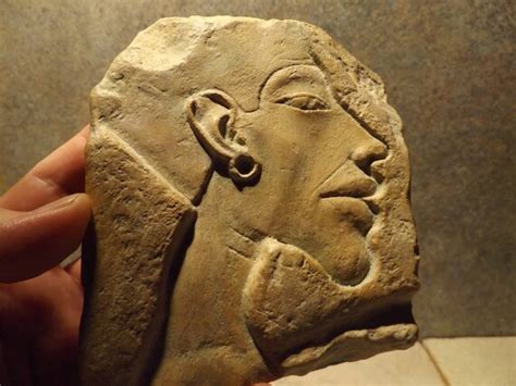 Egyptian Art Sculpture Akhenaten Relief Carving Replica