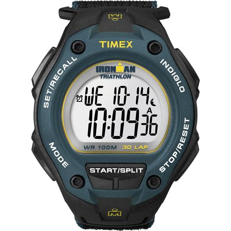Timex Timex Mens Ironman Classic 30 Oversized Blackblue Watch Fast